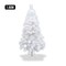PVC Pine Snow Flocked Christmas Tree with Hinged Branches and Heavy Duty Metal Stand